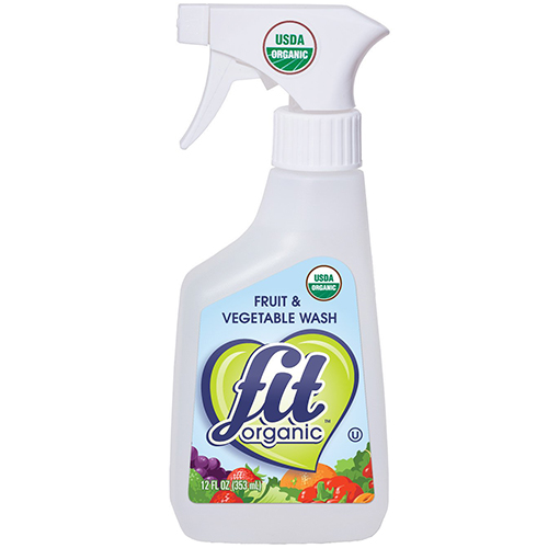 FIT ORGANIC  - FRUIT & VEGETABLE WASH - 12oz