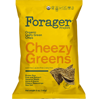 FORAGER PROJECT - ORGANIC LEAFY GREEN CHIPS (Cheezy Greens) - 5oz