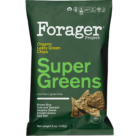FORAGER PROJECT - ORGANIC LEAFY GREEN CHIPS (Super Greens) - 5oz