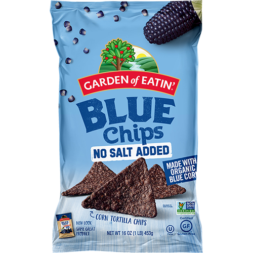 GARDEN OF EATIN - BLUE CHIPS - (No Salt Added) - 8.1oz