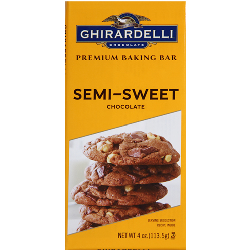 GHIRARDELLI - CHOCOLATE BAR - (Semi Sweet) - 4oz