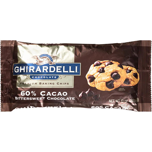 GHIRARDELLI - PREMIUM BAKING CHIPS - (60% Cacao) - 12oz