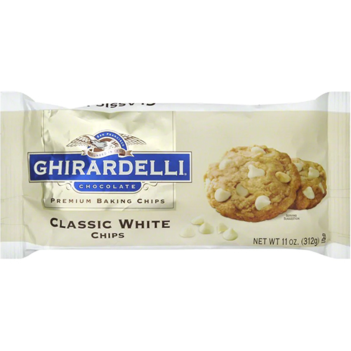 GHIRARDELLI - PREMIUM BAKING CHIPS - (Classic White) - 11oz