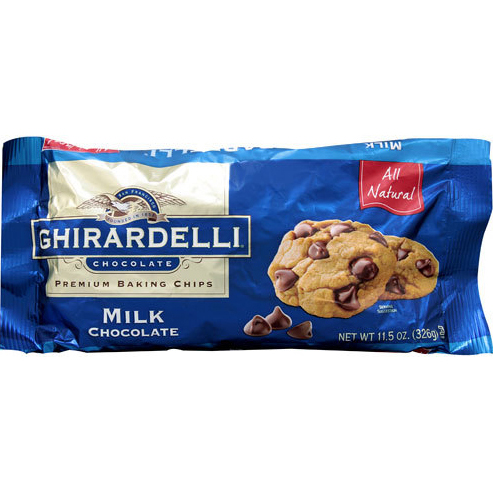 GHIRARDELLI - PREMIUM BAKING CHIPS - (Milk Chocolate) - 11.5oz