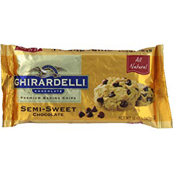 GHIRARDELLI - PREMIUM BAKING CHIPS - (Semi Sweet) - 12oz