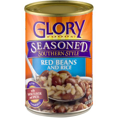 GLORY - SEASONED SOUTHERN STYLE - RED BEANS AND RICE - 15oz