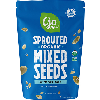 GO RAW - SPROUTED ORGANIC MIXED SEEDS - (with Sea Salt) - 13oz