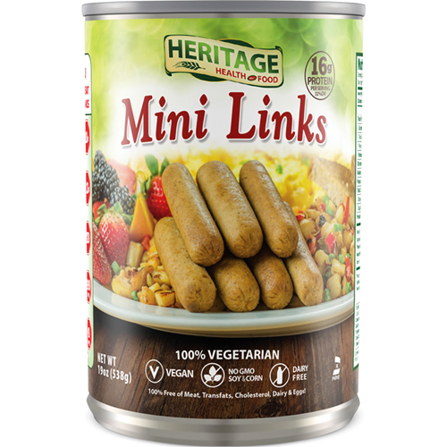 HERITAGE - MINI LINKS 100% VEGETARIAN - 19oz