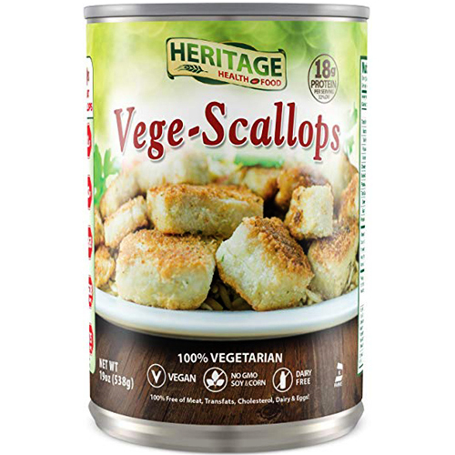 HERITAGE - VEGE SCALLOPS 100% VEGETARIAN - 19oz