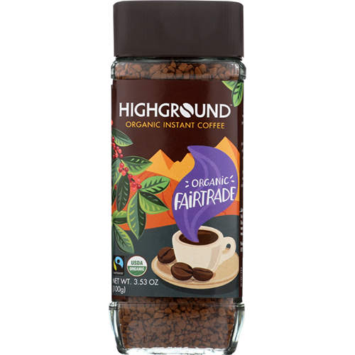HIGHGROUND - ORGANIC INSTANT COFFEE - 3.53oz