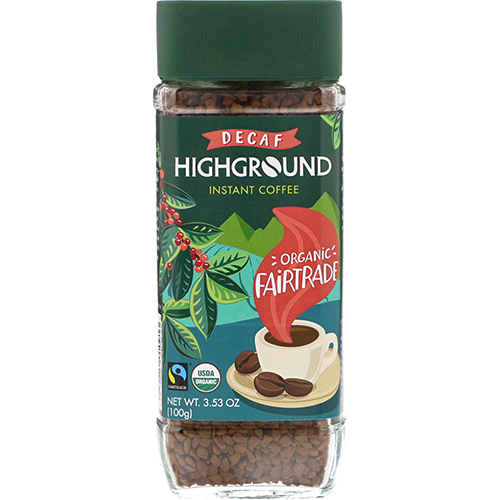 HIGHGROUND - ORGANIC INSTANT COFFEE - (Decaf) - 3.53oz