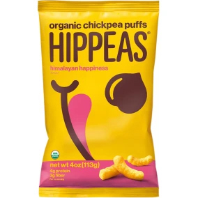 HIPPEAS - ORGANIC CHICKPEA PUFFS - (Himalayan Happiness) - 4oz