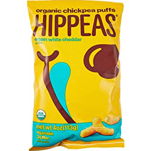 HIPPEAS - ORGANIC CHICKPEA PUFFS - (Vegan White Cheddar) - 4oz