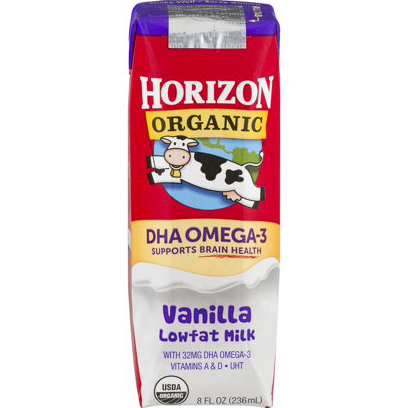 HORIZON - LOW FAT MILK - (Vanilla) - 8oz