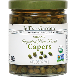 JEFF'S NATURALS - ORGANIC IMPORTED NON PAREIL CAPERS - 6oz