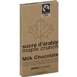 JELINA CHOCOLATIER - CHOCOLATE BAR - (Maple Crunch) - 3.52oz