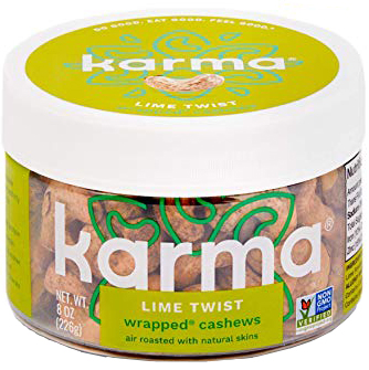 KARMA - WRAPPED CASHEWS (Key Lime) - 8oz