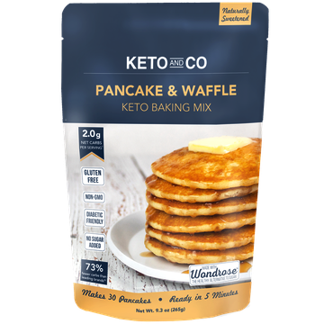 KETO AND CO - KETO BAKING MIX - (Pancake & Waffle) - 9.3oz