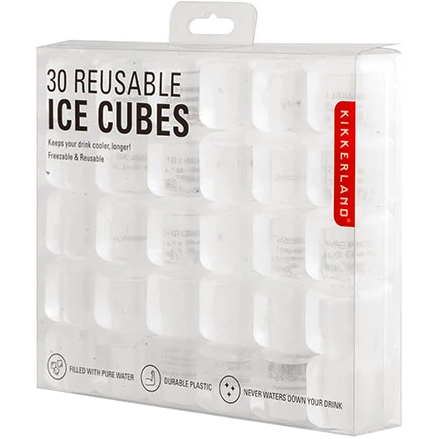 KIKKERLAND - 30 REUSABLE ICE CUBES