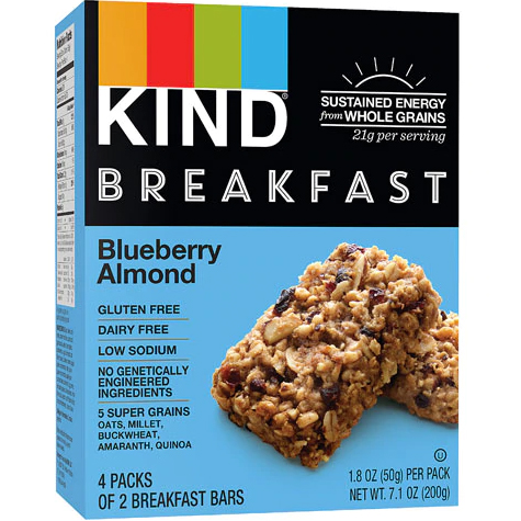 KIND BREAKFAST - (Blueberry Almond) - 7.1oz
