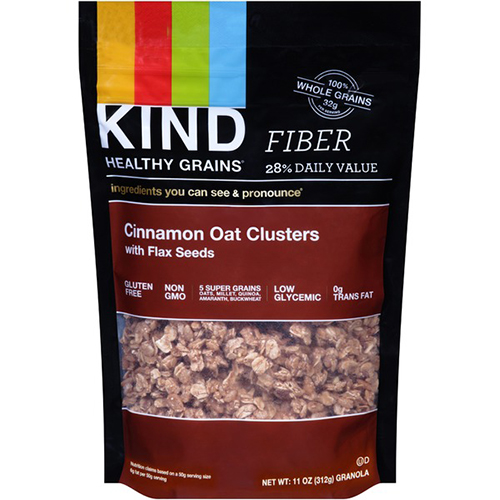 KIND - HEALTHY GRAINS - (Cinnamon Oat Clusters with Flax Seeds) - 11oz