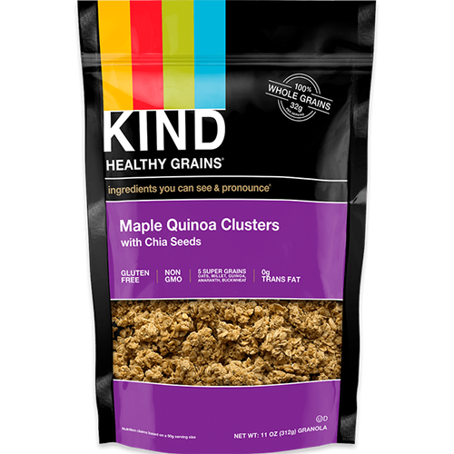 KIND - HEALTHY GRAINS - (Maple Quinoa Clusters with Chia Seeds) - 11oz