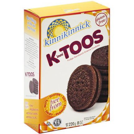 KINNIKINNICK - KRITTERS - (Fudge Sandwich Creme Cookies) - 8oz