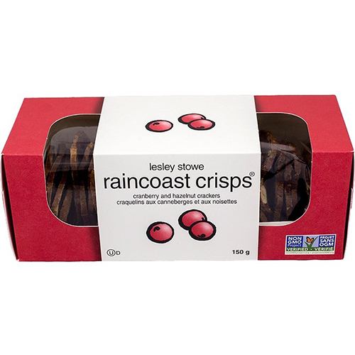LESLEY STOWE - RAINCOAST CRISPS - (Cranberry and Hazelnut) - 5.3oz
