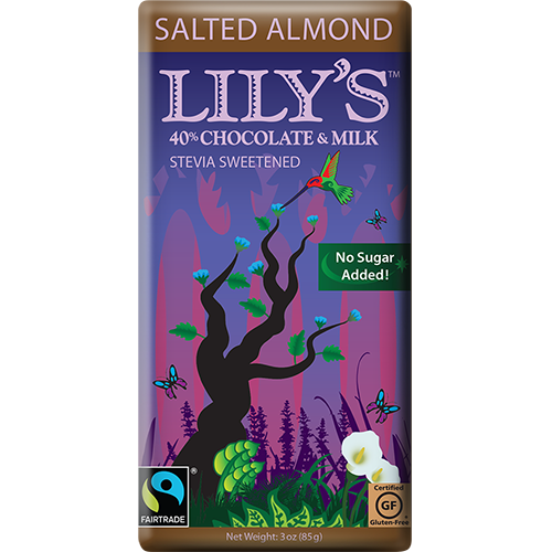 LILY'S - DARK CHOCOLATE - (Salted Almond) - 4.25oz