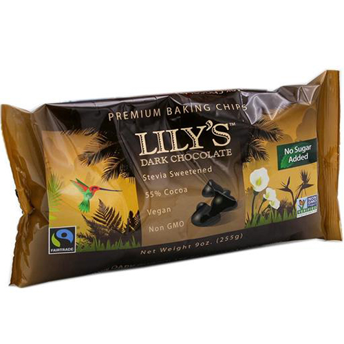 LILY'S - PREMIUM BAKING CHIPS - (55% Cocoa | Dark Chocolate) - 9oz