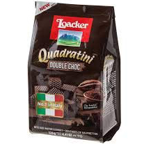 LOACKER QUADRATINI - (Double Choc) - 7.76oz