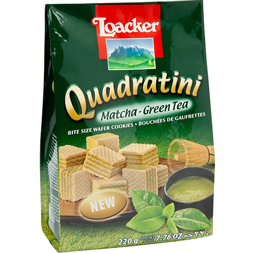 LOACKER QUADRATINI - (Matcha Green Tea) - 7.76oz