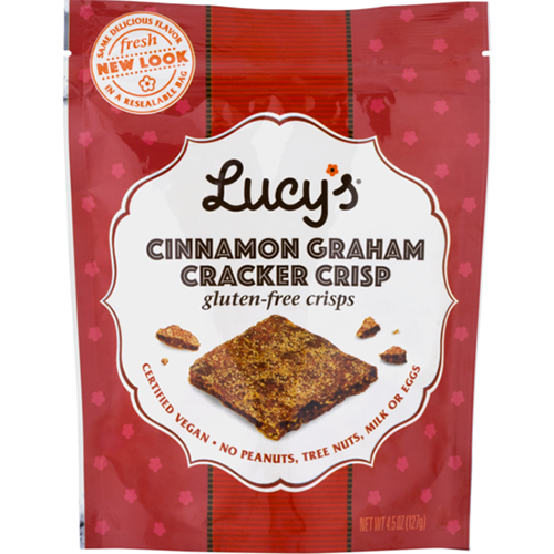 LUCY'S - CINNAMON GRAHAM CRACKER CRISP - 4.5oz