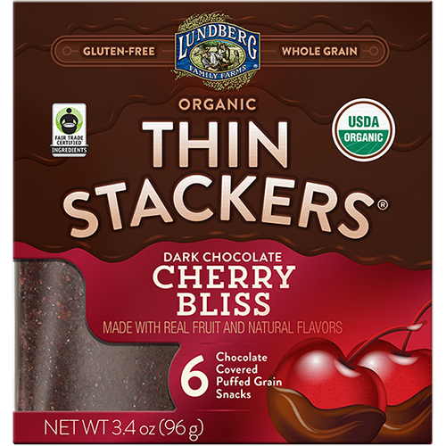 LUNDBERG - ORGANIC THIN STACKERS - (Cherry Bliss) - 3.4oz