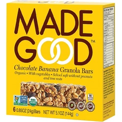 MADEGOOD - GRANOLA BARS (Chocolate Banana) - 5.1oz