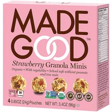 MADEGOOD - GRANOLA BARS (Strawberry) - 5.1oz