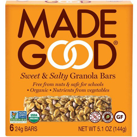 MADEGOOD - GRANOLA BARS (Sweet & Salty) - 5.1oz