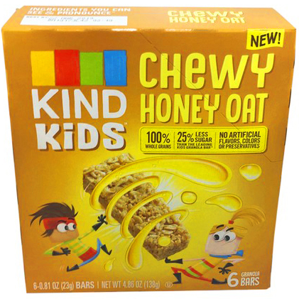 KIND KIDS - CHEWY HONEY OAT - 4.86oz