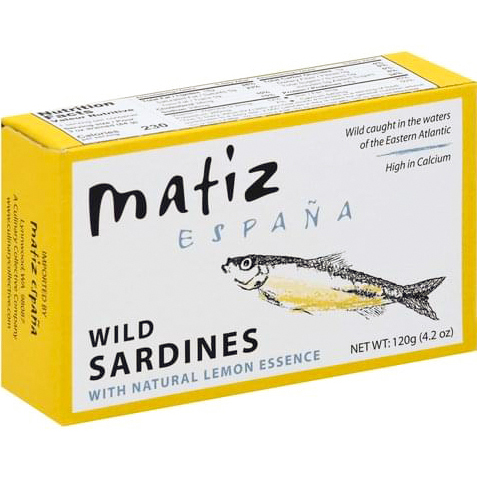 MATIZ - WILD SARDINES  - (with Natural Lemon Essence) - 4.2oz