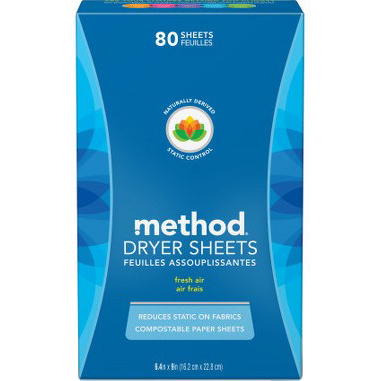 METHOD - DRYER SHEETS - 80SHEETS