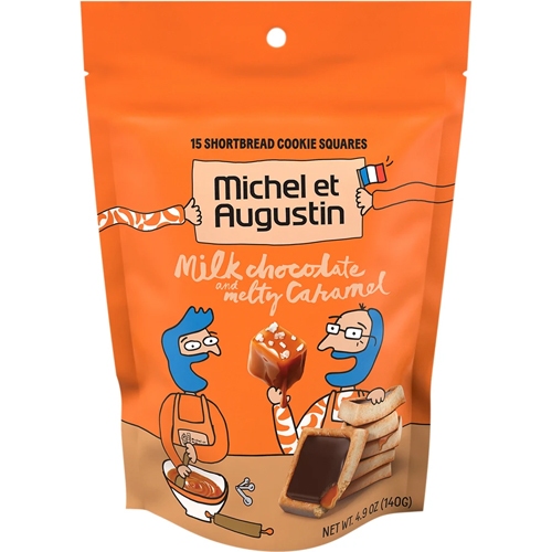 MICHEL ET AUGUSTIN - MILK CHOCOLATE AND MELTY CARAMEL - 4.9oz