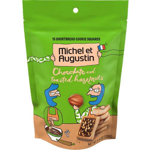 MICHEL ET AUGUSTIN - MILK CHOCOLATE AND TOASTED HAZELNUTS - 4.9oz