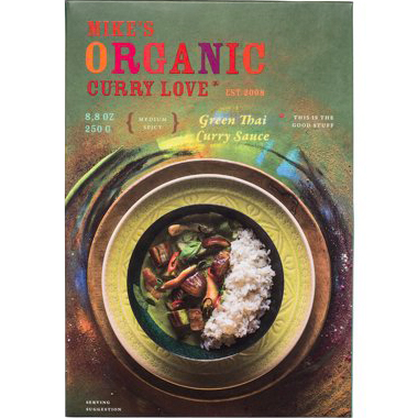 MIKE'S - ORGANIC CURRY LOVE SAUCE (Green Thai Curry) - 8.8oz