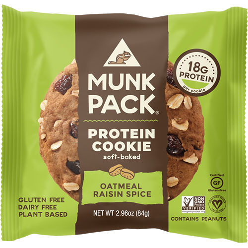 MUNK PACK - PROTEIN COOKIE - (Oatmeal Raisin Spice) - 2.96oz