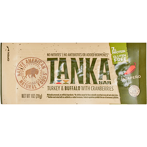 NATIVE AMERICAN NATURAL FOODS - TANKA BAR - (Jalapeno) - 1oz