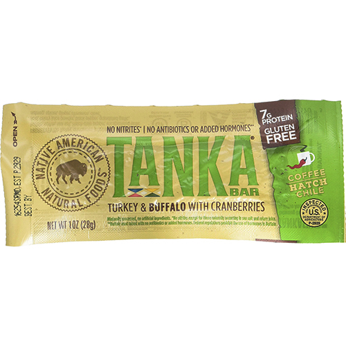 NATIVE AMERICAN NATURAL FOODS - TANKA BAR - (Coffee Hatch Chile) - 1oz