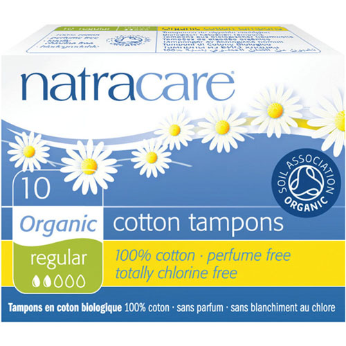 NATRA CARE - COTTON TAMPONS - (Regular) - 10PCS