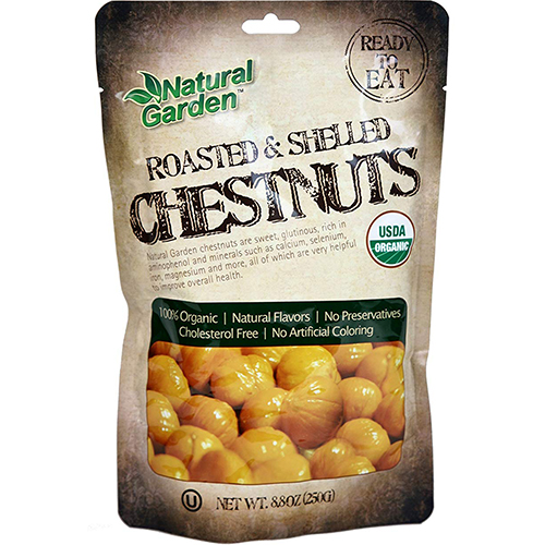 NATURAL GARDEN - ROASTED & SHELLED CHESTNUTS - 8.8oz