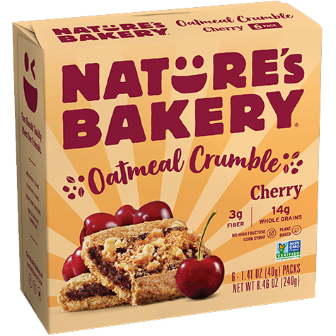 NATURE'S BAKERY - OATMEAL CRUMBLE - (Cherry) - 8.46oz