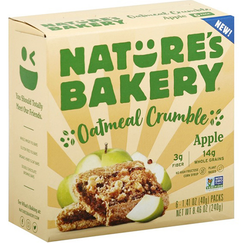 NATURE'S BAKERY - OATMEAL CRUNCH (Apple) - 8.46oz